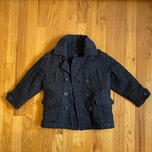 Toddler Boy winter peacoat